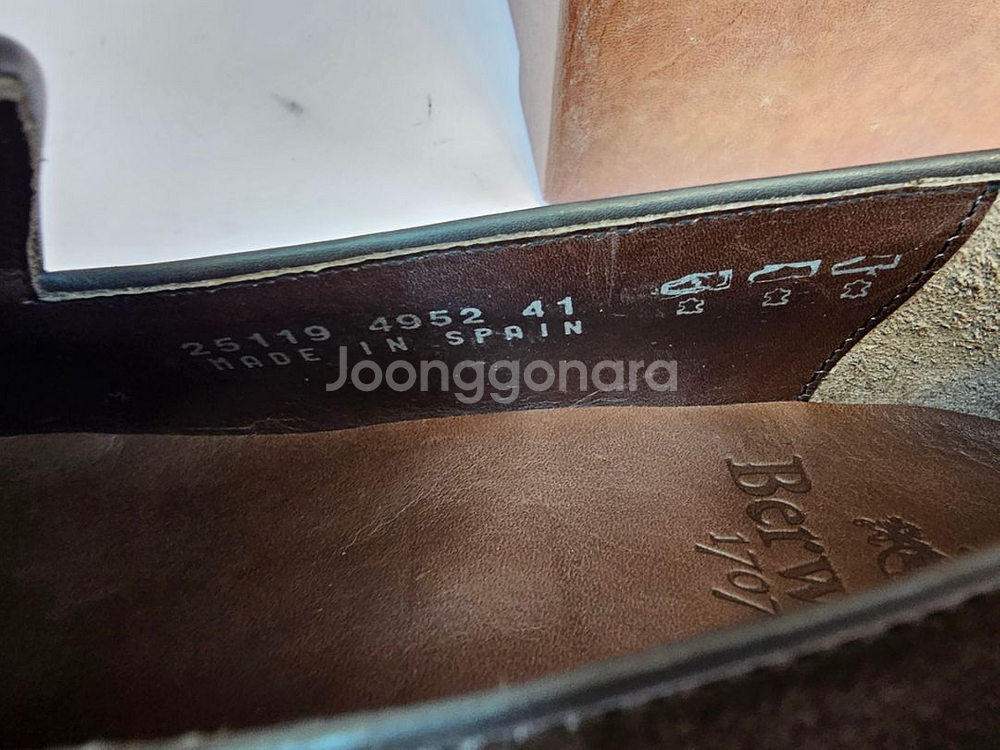 <새상품> 버윅 4952 남성 로퍼 구두 260--6