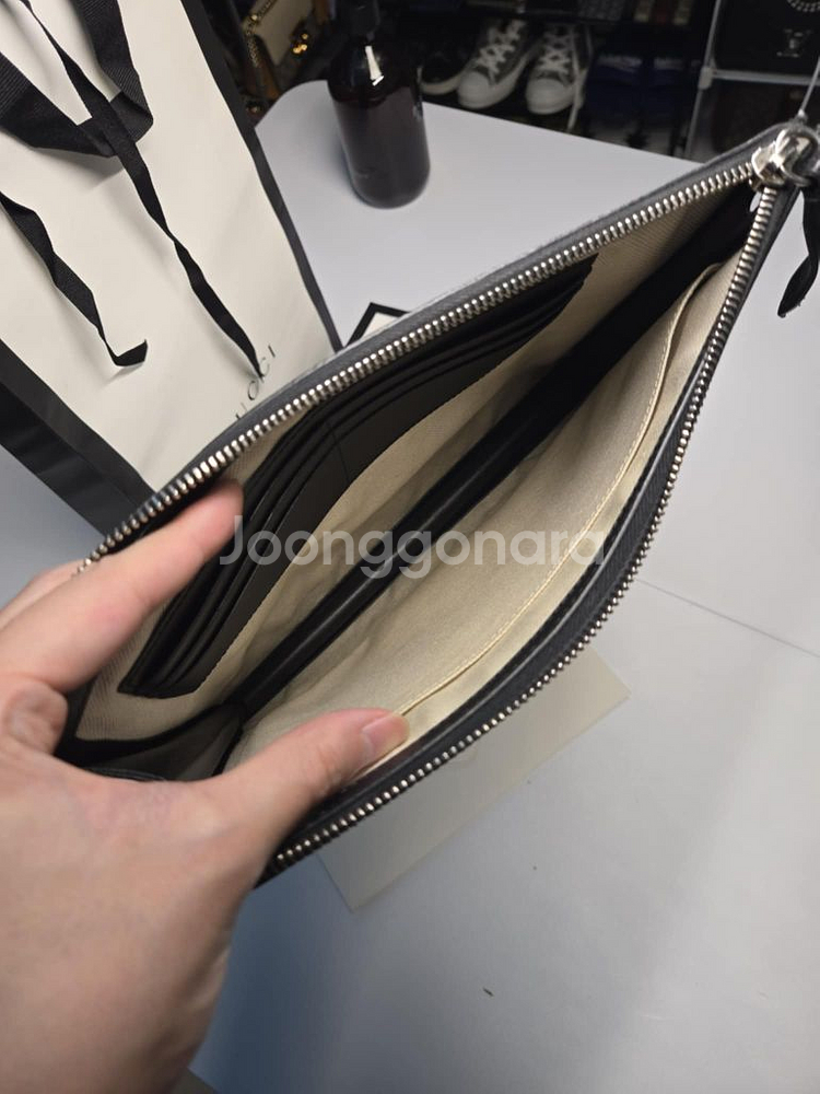 [정품]구찌 점핑 타이가 보야주 클러치백--4