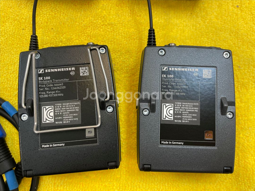 젠하이저 ew100 g3 와이어리스 마이크--3
