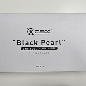cox 블랙펄 cnc 풀 알루 87키