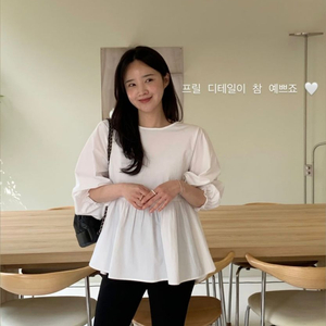 리앙쥬 아이스프릴 블라우스