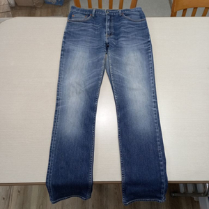 34 리바이스551 워싱 스판 슬림일자진 34-476