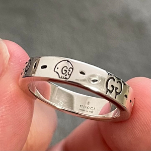 구찌 고스트 반지 3.8mm 12호