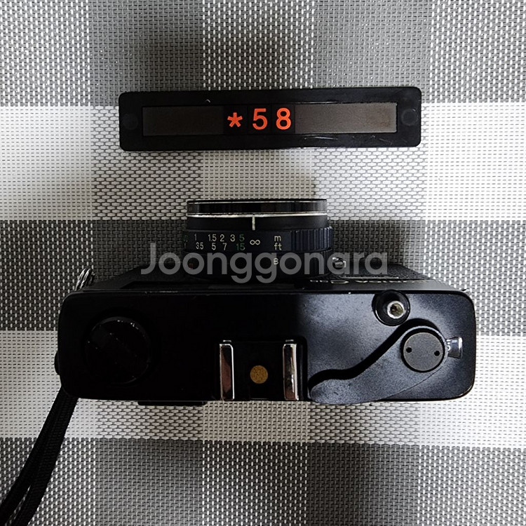코니카 C 35 플래시매틱 필름카메라 블랙바디--1