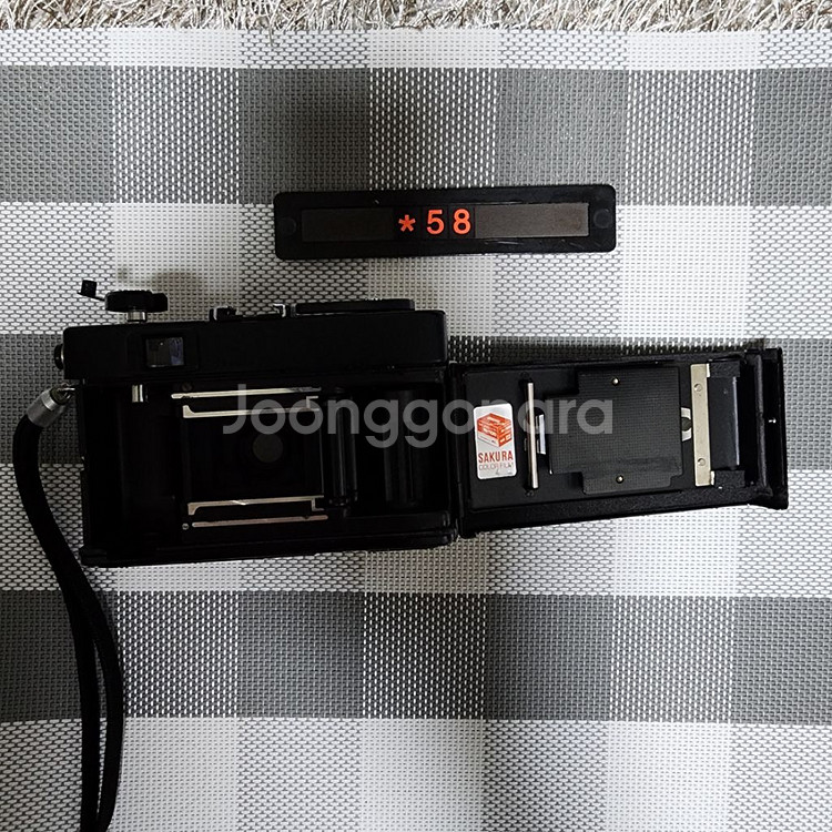 코니카 C 35 플래시매틱 필름카메라 블랙바디--4