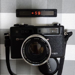 야시카 일렉트로 35 gtn 필름카메라 블랙바디