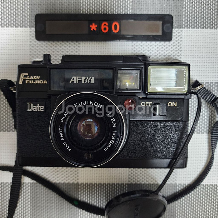 후지카 플래시 데이트 AF 필름카메라--0