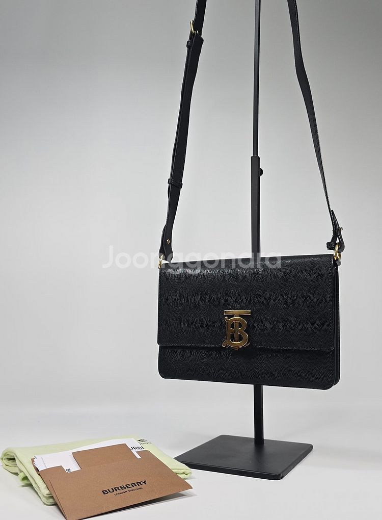 버버리 스몰 모노그램 모피프 레더 크로스백--0