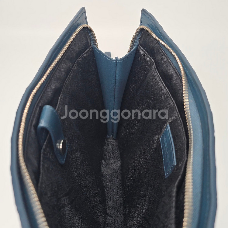 보테가베네타 스트랩 핸들 와이드위빙 거싯 클러치백--8