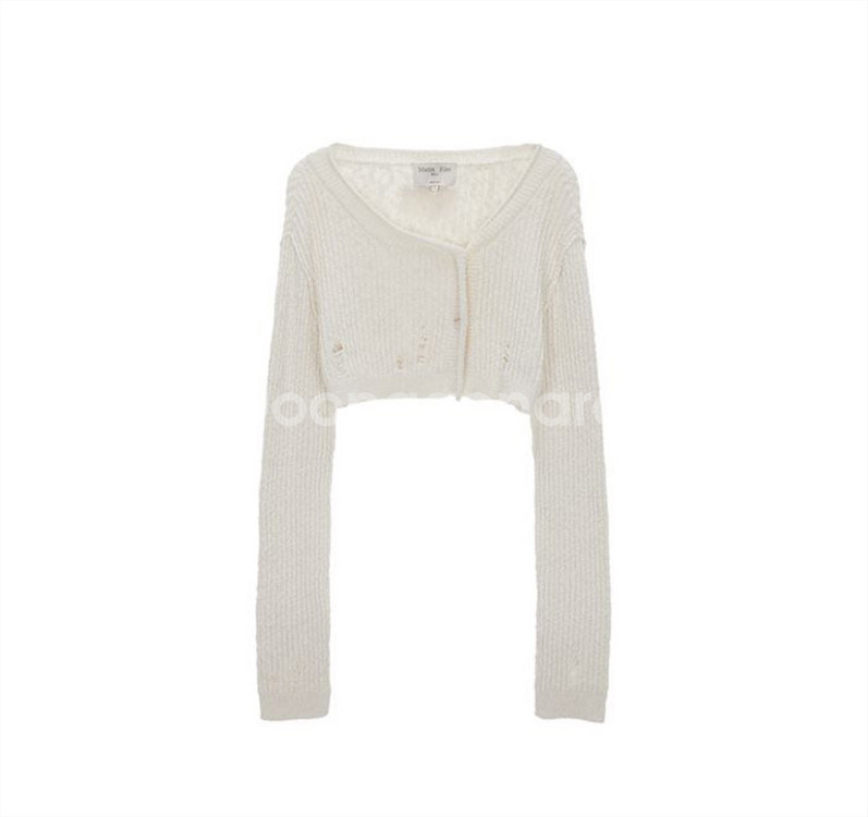 마뗑킴 크롭 볼레로 가디건--1