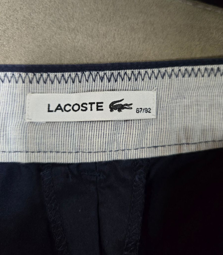 무배) 라코스테 여성 면바지 네이비 27--2