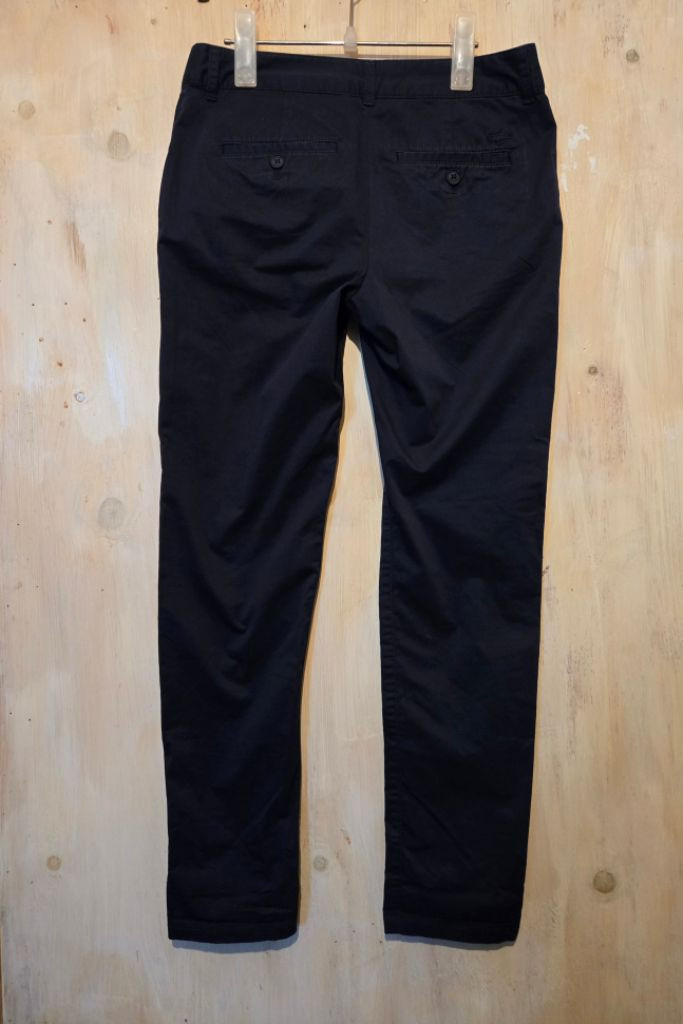 무배) 라코스테 여성 면바지 네이비 27--1