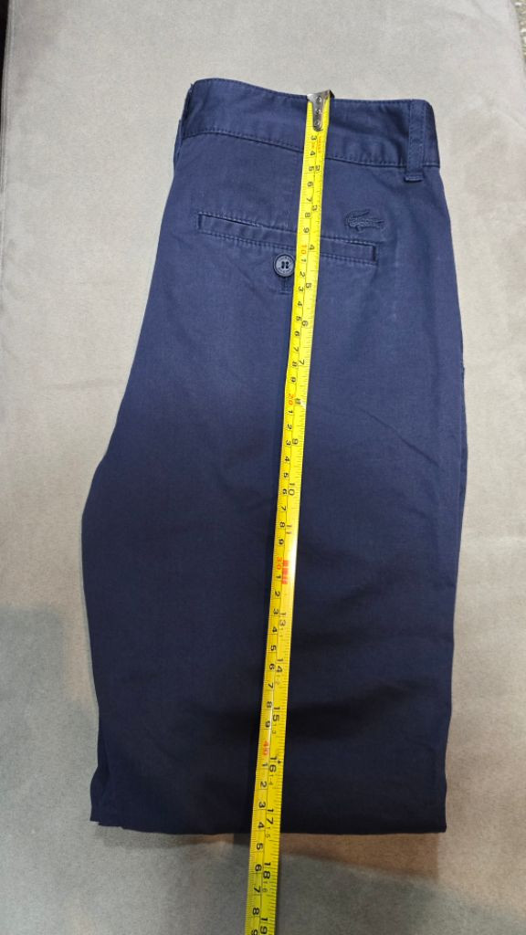 무배) 라코스테 여성 면바지 네이비 27--6