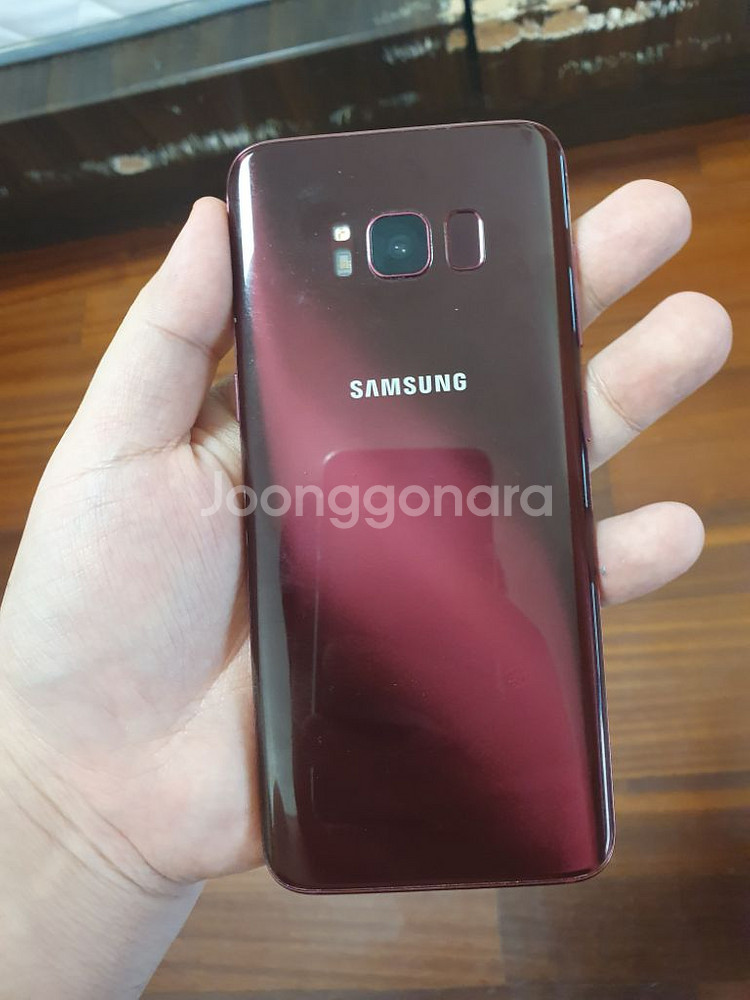 갤럭시 S8 버건디 레드--0