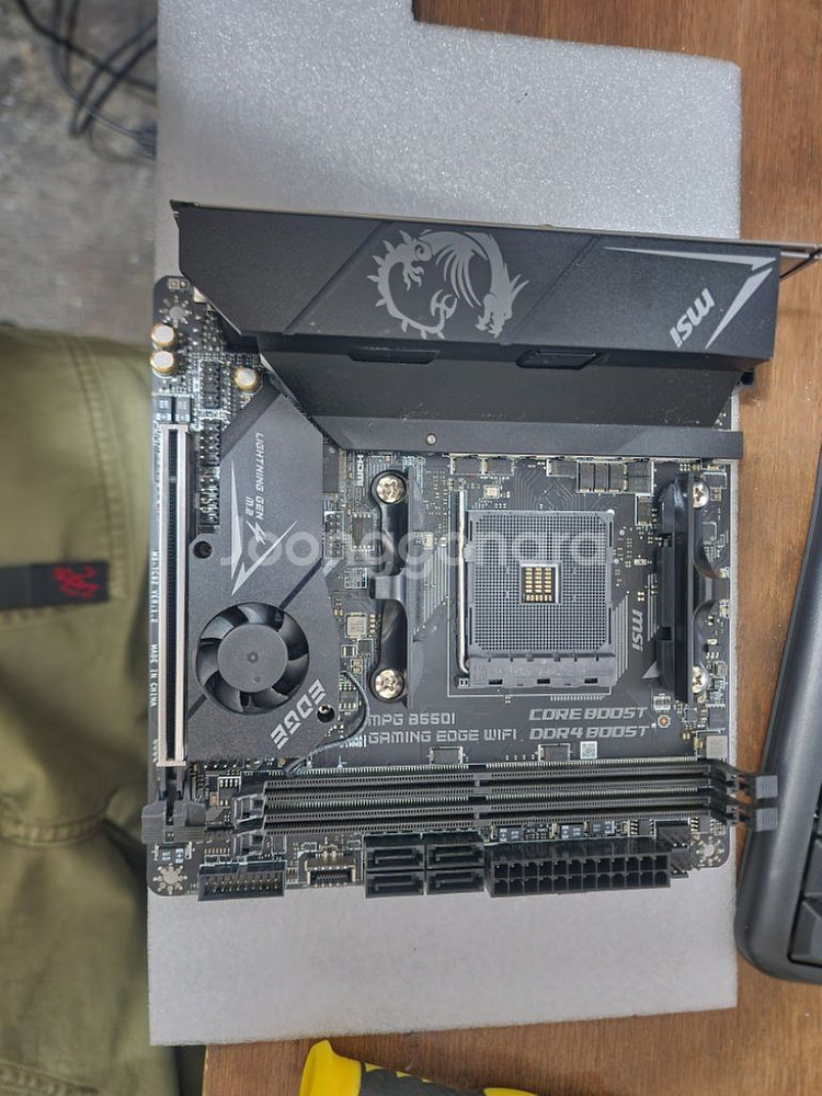 msi 게이밍 wifi b550i (itx 메인보드)--0