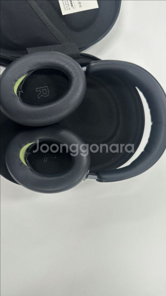 보스 QC 울트라 헤드폰 블랙 색상--4
