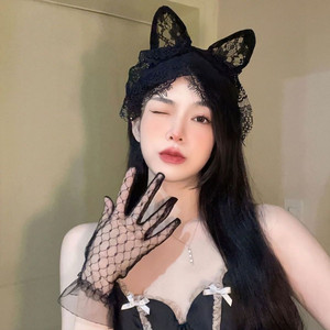 레이스 머리띠 코스프레소품