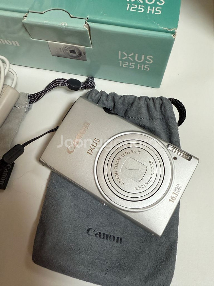 캐논 IXUS 125 HS 카메라 풀박! (빈티지카메라--2
