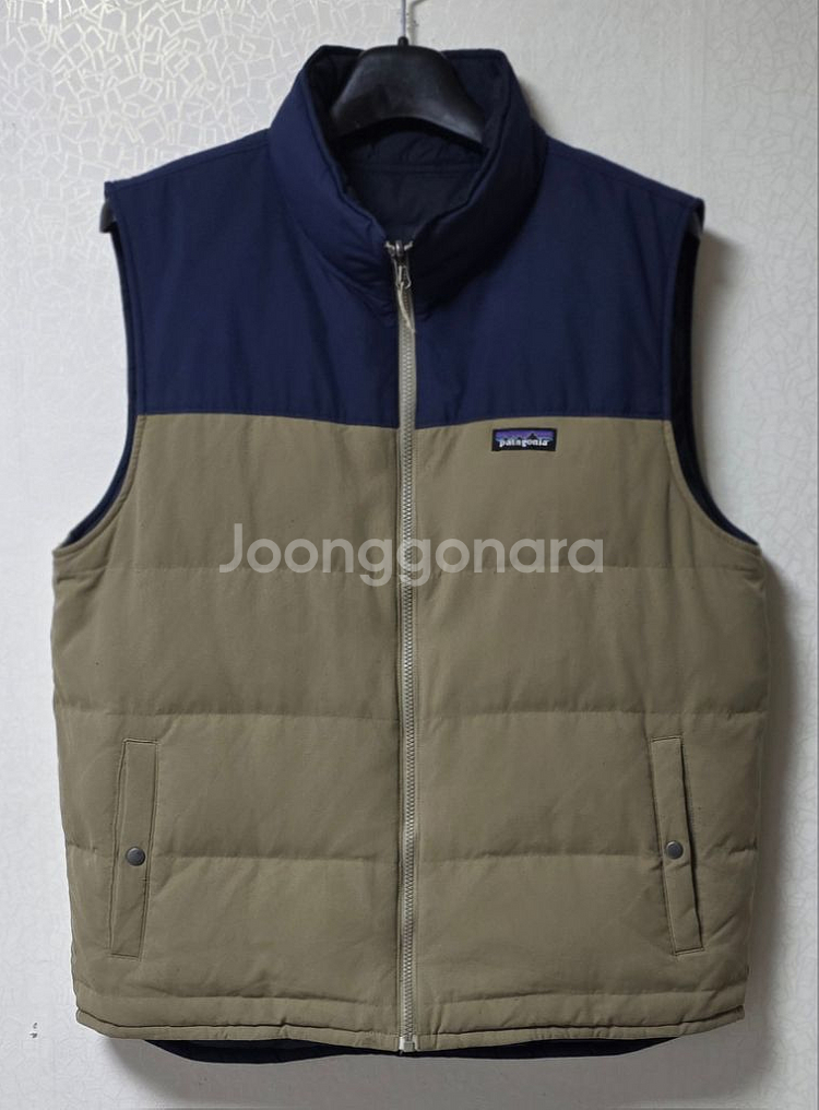 파타고니아 덕다운 베스트 양면패딩조끼 남성 L~XL--0
