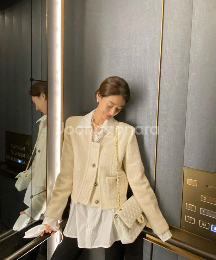 고걸 마담 자켓 스커트 세트--2