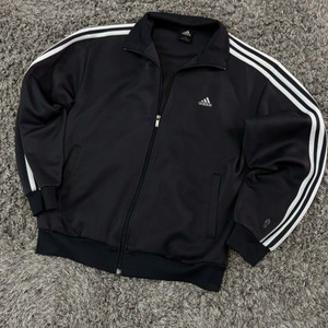 아디다스 블랙 검정 트랙탑 져지집업 105/XL
