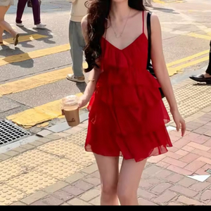 쉬폰원피스.새옷.S
