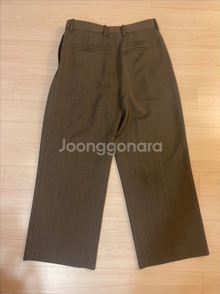 토니웩 플리츠 와이드 팬츠 L--1