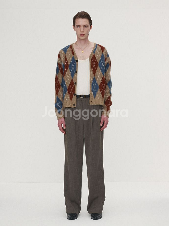 토니웩 플리츠 와이드 팬츠 L--6