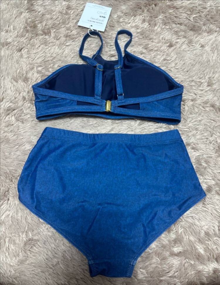 새상품) 마젤 브라운 데님 비키니 (폴웨어 가능) 이미지