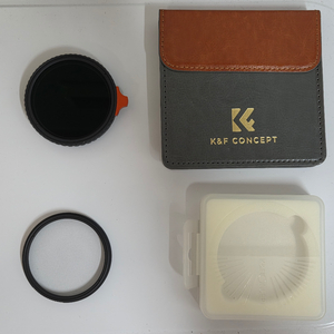 k&f nd2-400 가변 + 1/4블랙미스트 55mm