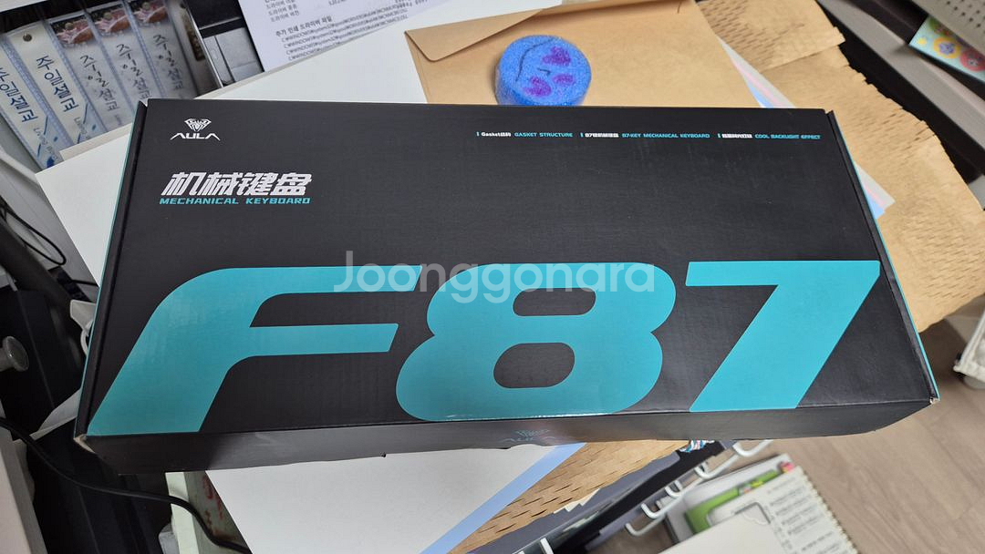 AULA F87 pro 그레이 독거미 회목축--2