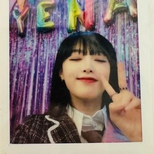 최예나 생일 팬싸 폴라로이드