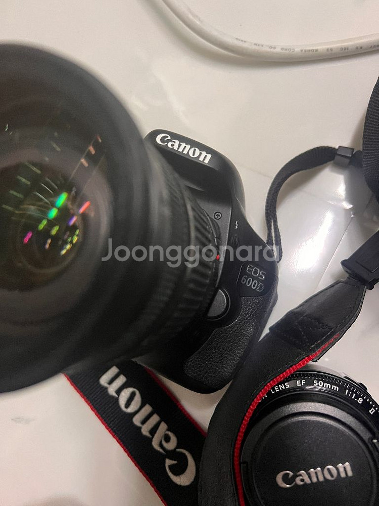 캐논 EOS 600D 바디+렌즈2개--1