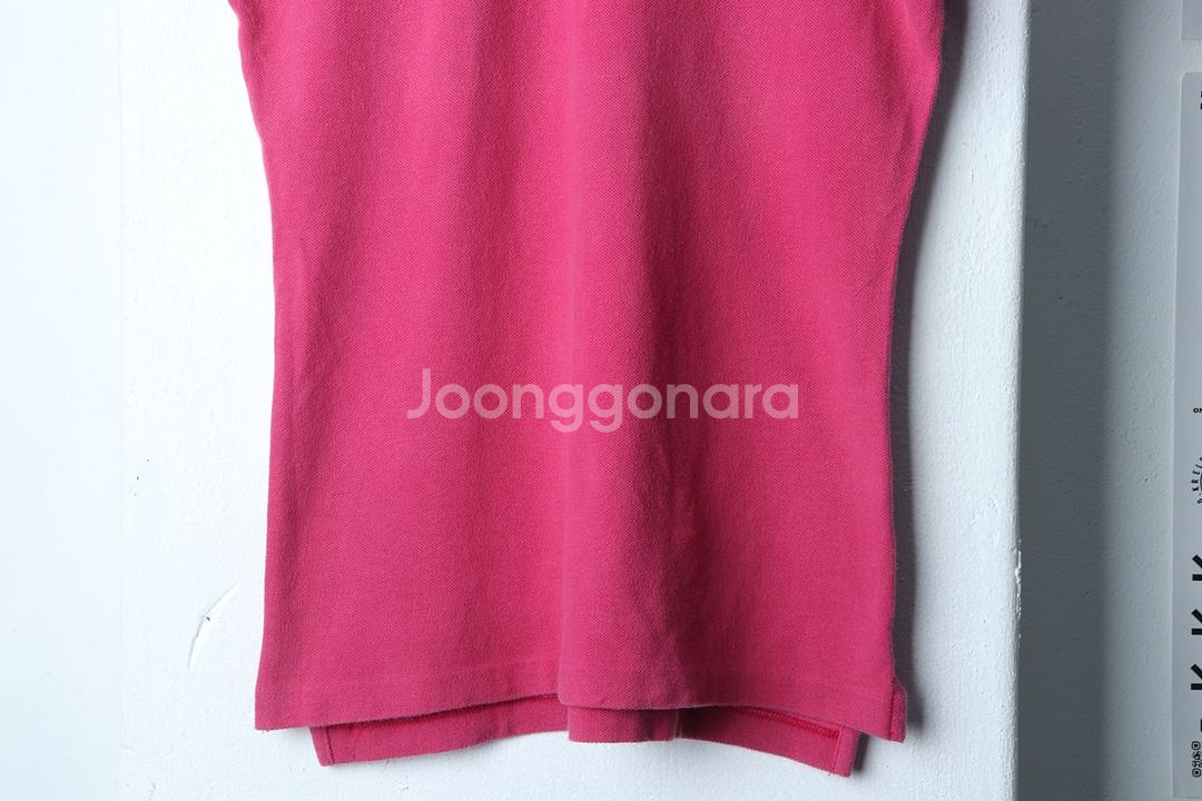 (S) 폴로 랄프로렌 반팔 카라 티셔츠 핑크 컬러포니--3