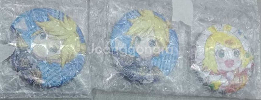 프세카 프로세카 카가미네 린 렌 글리터 캔뱃지 판매--1