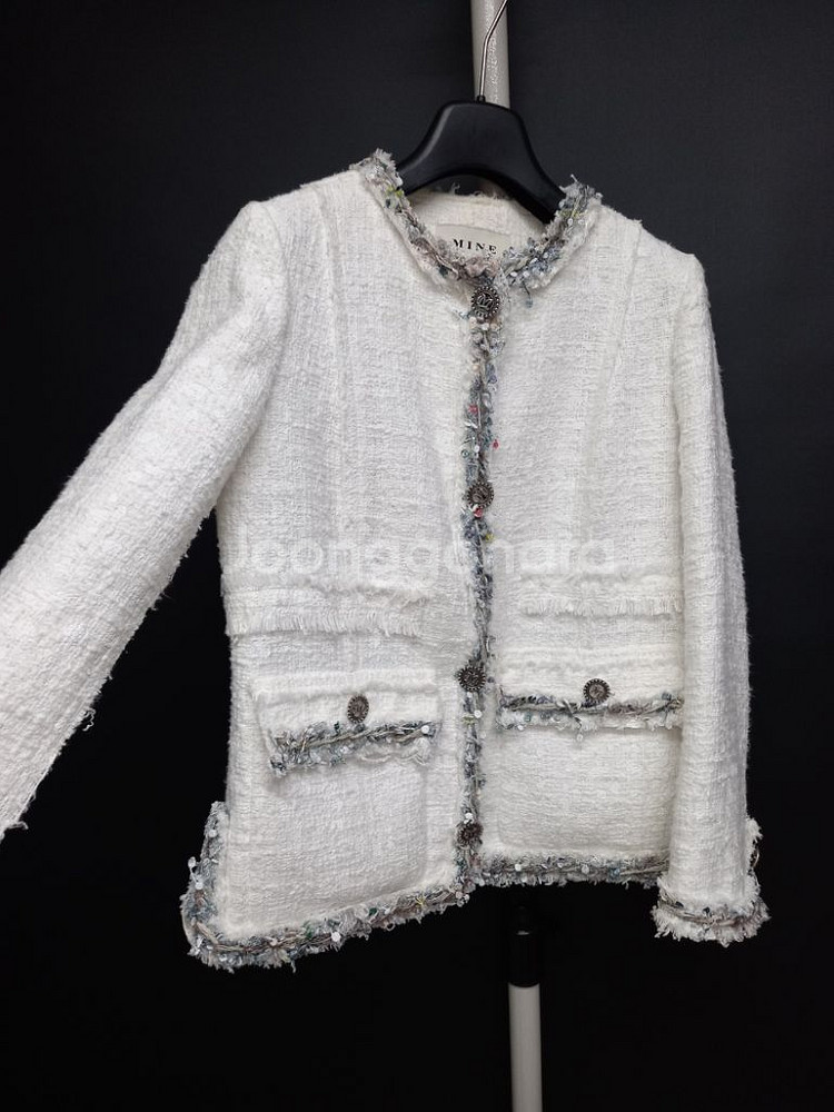 마인 춘추 트위드 숏 자켓 33.44--3