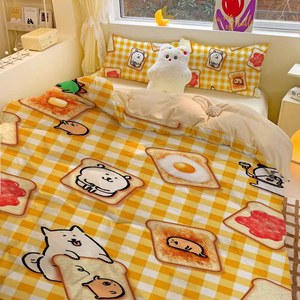 농담곰 고로케 침구 세트 이불 커버 시트 베게