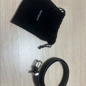 세비지 SAVAGE 370 Leather Belt-블랙
