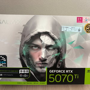 RTX 5070 Ti EX GAMER WHITE 새상품