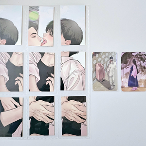 반택포) 야화첩 모펀 방문포카 + 무작위 뽑기 그림