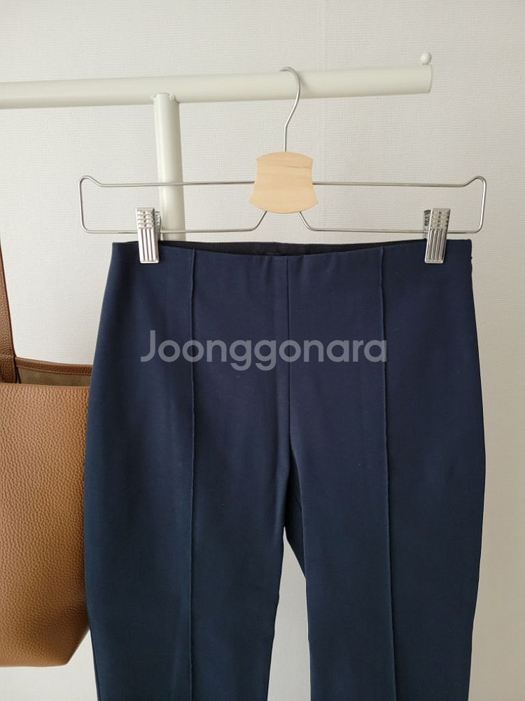 띠어리 밑단조절 팬츠 네이비--2