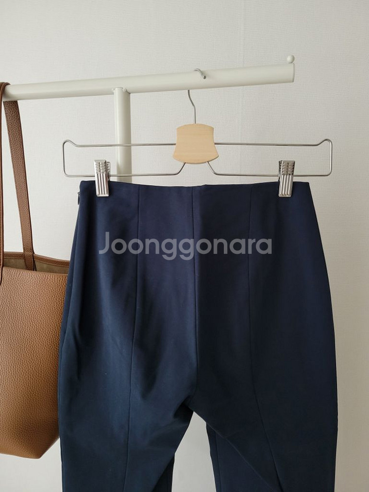 띠어리 밑단조절 팬츠 네이비--8