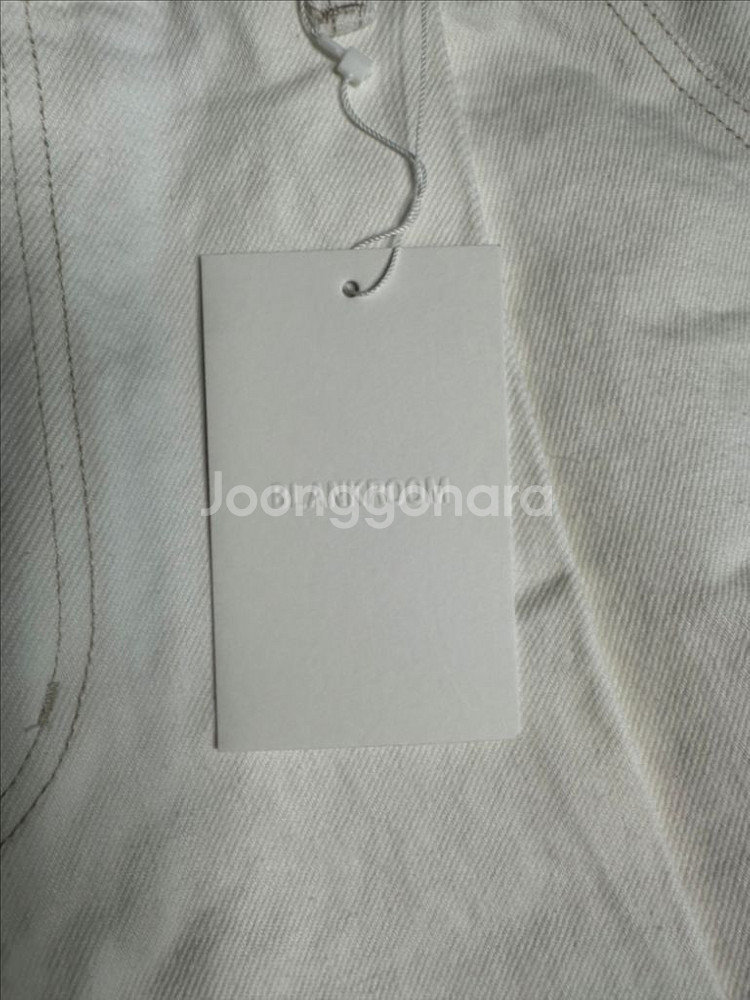 블랭크룸 와이드 데님 팬츠 pure white--1