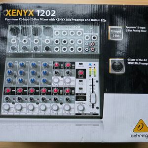 베링거 XENYX 1202 음향 믹서 아날로그 오디오