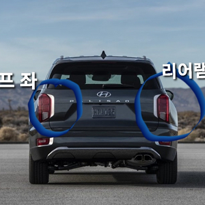 펠리세이드 리어램프(데루) 좌.우 팝니다