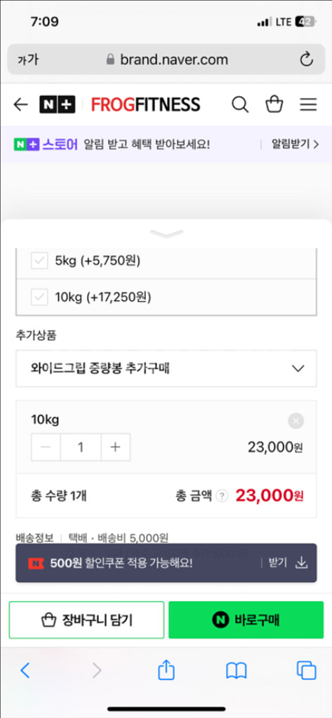 헬스 주물 원판 플러그피트니스--1