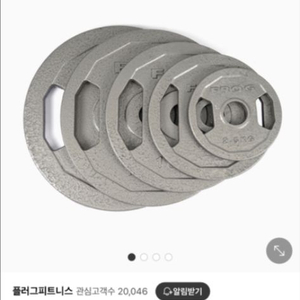 헬스 주물 원판 플러그피트니스