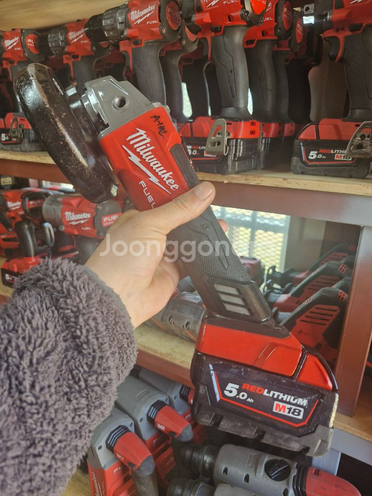 밀워키충전그라인더 M18 FSAG 100X 5인치--7