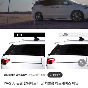 유일 캐리어 하드케이스 어닝 YA-250 팔아요.