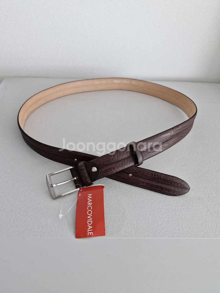 MARCO VIDALE 이태리 가죽벨트 정품입니다--6